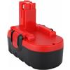 Shentec 18V 3,5 Ah Ni-MH Batteria di ricambio per Bosch BAT025 BAT026 BAT160 BAT