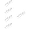 Set of 5 Ganci Per Tazze Sottomensola Sottopensile Gancio Del Gabinetto