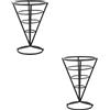 2 PCS Cestino Per Friggere Cestello Frittura Alimentare Porta Patatine Fritte
