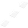 Set of 3 Scaffale Porta Router Mensola Da Parete Ripiani in Filo Metallico