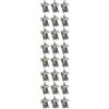 Set of 4 Clip Per Ripiani Del Frigorifero Divisorie Scaffalature Metalliche