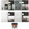 Carson Pittura decorativa Rivestimento A Rilievo Effetto rigato travertino Carson Forme