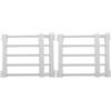 2 PCS Ripiani Per Armadio Divisori Mensole Guardaroba Archiviazione