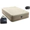 Intex 64428 Materasso Ultra Plush Fiber Tech Pompa Elettrica 152x203x46cm