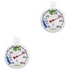 2 Count Termometro Da Frigorifero Esterno Monitor Della Temperatura