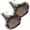 2 Pcs Cappelli Happy New Year Cappellino Party Cappello Da Festa Di Capodanno