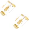 Set of 2 Contenitori Per Candele Giostra Rotante Portacandele Decorativo