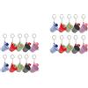 20 mini portachiavi a forma di secchiello di plastica - Piccolo ciondolo a