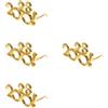 4 Pack Occhiali Per Costumi Forniture Feste Di Capodanno Luminosi Party