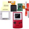 22 Colors GBC 5 Level Brightness Backlight LCD Screen Kit& GBC Shell -White Lens