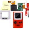 22 Colors GBC 5 Level Brightness Backlight LCD Screen Kit& GBC Shell -White Lens