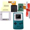 22 Colors GBC 5 Level Brightness Backlight LCD Screen Kit& GBC Shell -White Lens
