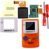 22 Colors GBC 5 Level Brightness Backlight LCD Screen Kit& GBC Shell -White Lens