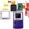 22 Colors GBC 5 Level Brightness Backlight LCD Screen Kit& GBC Shell -White Lens