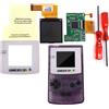 22 Colors GBC 5 Level Brightness Backlight LCD Screen Kit& GBC Shell -White Lens