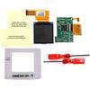 22 Colors GBC 5 Level Brightness Backlight LCD Screen Kit& GBC Shell -White Lens
