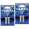 VARTA 4 Batterie Varta Ultra Lithium AA LR6 1.5V FR14505 Mignon High Power