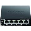 ‎D-Link Mediterraneo S.r.l. D-Link DES-1005P Router Switch Fast Ethernet DT 10/100 Uplink, Commutatore non G