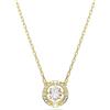 Swarovski Collana Swarovski Una Angelic Pendente 5758061 necklace Punto Luce Dorata