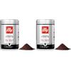 illy Caffè Macinato per Moka Tostato FORTE 100% Arabica con Intenso Aroma di Pan