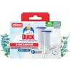 Duck Fresh Discs - Base per Dischi Gel Igienizzanti WC, Fragranza Eucalipto con agenti candeggianti - Confezione da 1 Applicatore e 6 Dischetti