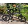 FLYWHEEL Bici e-bike 20 folding pieghevole alluminio nera 6 speed front disk 36V FLYWHEEL