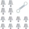 12pz Punte per Tacchetti Calcio - Lega di Alluminio 11mm 13mm per Uso Terreno So