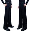 Pantaloni Da Ballo Uomo Slim Neri Latino Salsa Smooth Abito Da Danza