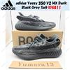 Adidas Yeezy 350 V2 MX Dark Black Grey Salt ID4811 taglia uomo