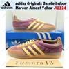 adidas Originals Gazelle Indoor Maroon Almost Yellow JI0324 taglia uomo