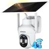 Xega 4G LTE Telecamera SIM Esterno con Pannello Solare 2K HD PTZ Telecamere