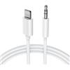 Tzonoo Cavo Aux Audio Jack 3,5mm per Cuffie, Autoradio,Altoparlanti, iPhone 14/14 Pro/1