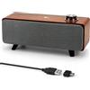 Does not apply Casse per PC,10W USB Soundbar Altoparlanti PC Con Bluetooth, Altoparlanti per Pc