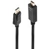 ‎Lindy LINDY - Cavo DisplayPort HDMI 1.4, 2 Metri, Cavetto Display Port 1.2 4K 4096x216