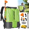 SYLSTAR Pompa Irroratrice a Batteria 16L 8.3Bar Potente Pompa a Spalla a Batteria