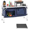 VEVOR TAVOLO DA CUCINA PIEGHEVOLE PER CAMPEGGIO ESTERNO 3 ALTEZZE REGOLABILI PORTATILE