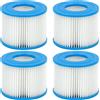 YADOBIG FILTRO PISCINA VI 4 PEZZI COMPATIBILE BESTWAY LAY Z SPA INTEX COLEMAN ACCESSORI