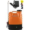 IDEAL STAR POMPA IRRORATRICE A ZAINO A BATTERIA 12V 16 LT pompa spalla elettrica IDEAL STAR