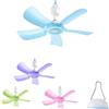 HQ-490A MINI VENTILATORE CASA SOFFITTO 5 PALE ANELLO AGGANCIO ON OFF 8W HQ-490A