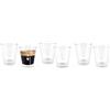 BIALETTI 6 Bicchierini in Vetro Trasparente 60ml, per Caffè Espresso