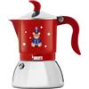 Bialetti Fiammetta Induction Orsetto Natale 2025, Moka in Alluminio, con Base in
