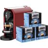 Bialetti Gioia Plus, Macchina Caffè Espresso Alluminio, 48 Capsule Incluse, Ross