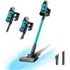 Cecotec Scopa elettrica batteria CONGA ROCKSTAR 1500 Horizon Genesis XL Black e Blue A0