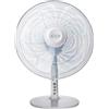 Argo Tablo Evo White Ventilatore Tavolo, 3 Vel. 5 Pale, 40CM, C/Telec., Bianco