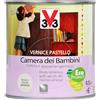 Vernice Legno Bianco Panna V33 Camera Bambini Smalto Mobili Porte Antigraffio