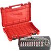 MILWAUKEE | Set di Chiavi a Cricchetto con Bussole 1/2" | Kit 28 pezzi