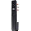 ROSI RS98117 Spina Volante Emilia Flat Nera Ultra Piatta Spessore 6mm | 2P+T 16A
