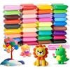 Bafumiu 36 Colori plastilina per bambini, Argilla da Modellare, Air Dry Clay,