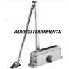 CHIUDIPORTA AEREO TIPO MAB,FUNZIONE CON FERMO, 2 VALVOLE DI REGOLAZIONE ARGENTO
