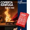 Coperta antifiamma 1,00 x 1,00 perfetta per cucina ristorante casa camper